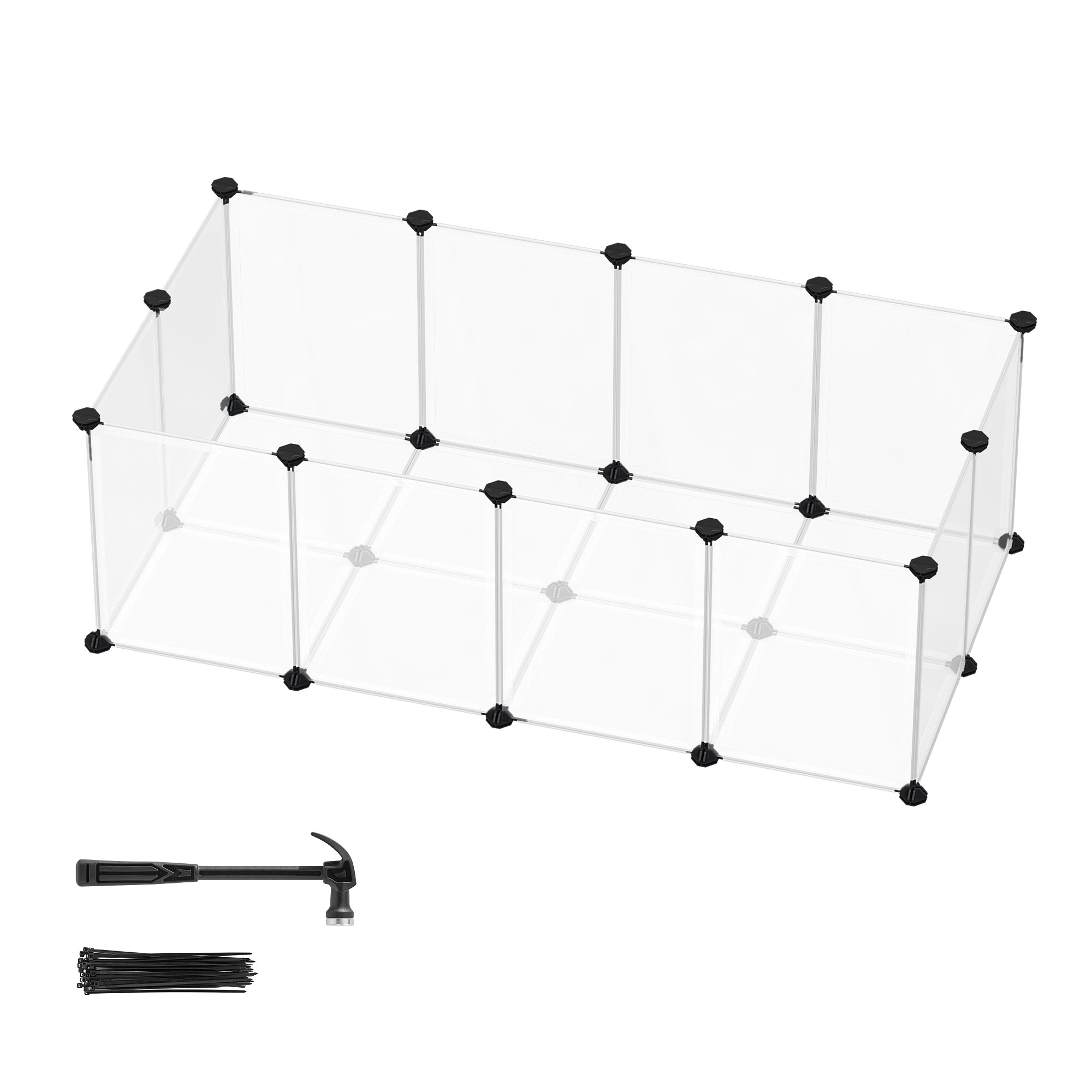 Pet Playpen, Pet Fence Indoor, Modular Animal Pen with Floor, Pet Playpen, Pet Fence Indoor, Modular Animal Pen with Floor,
