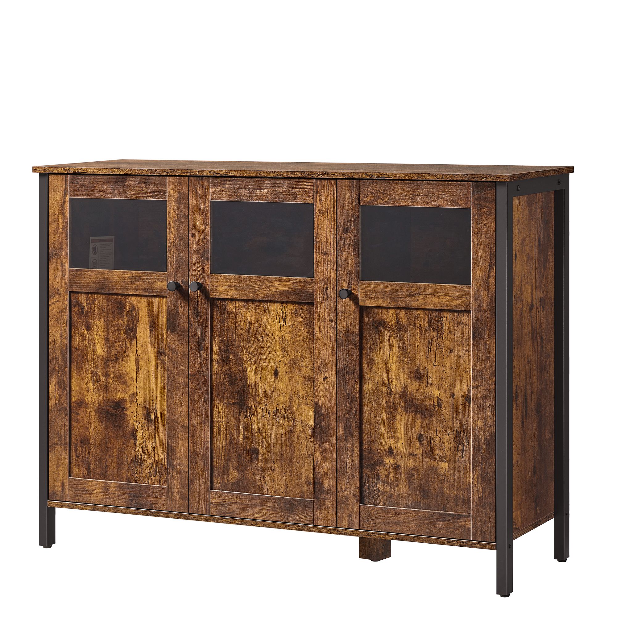 Sideboard, Buffet Table, Storage Cabinet with Glass Doors Sideboard, Buffet Table, Storage Cabinet with Glass Doors