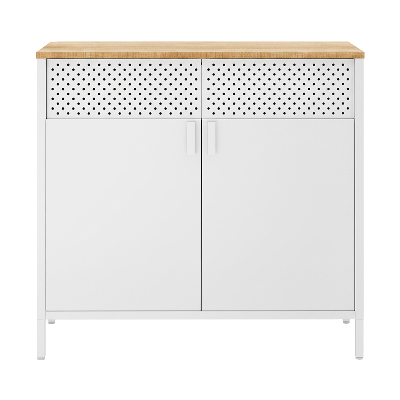 Floor Standing Storage Cabinet with Door, Adjustable Shelf