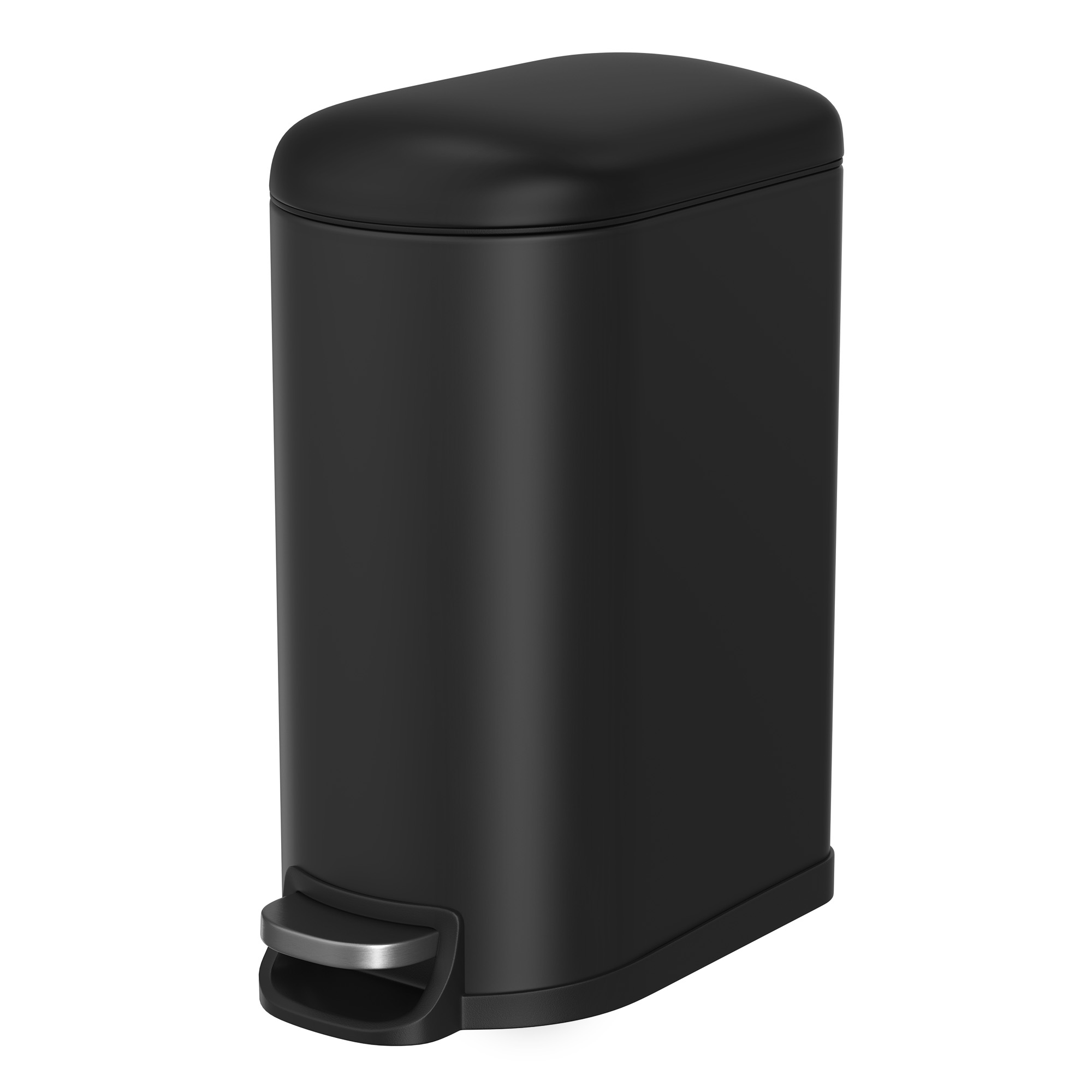 Kitchen Bin with 2 Compartments, 2 x 30 L Double Rubish Bin with Lids