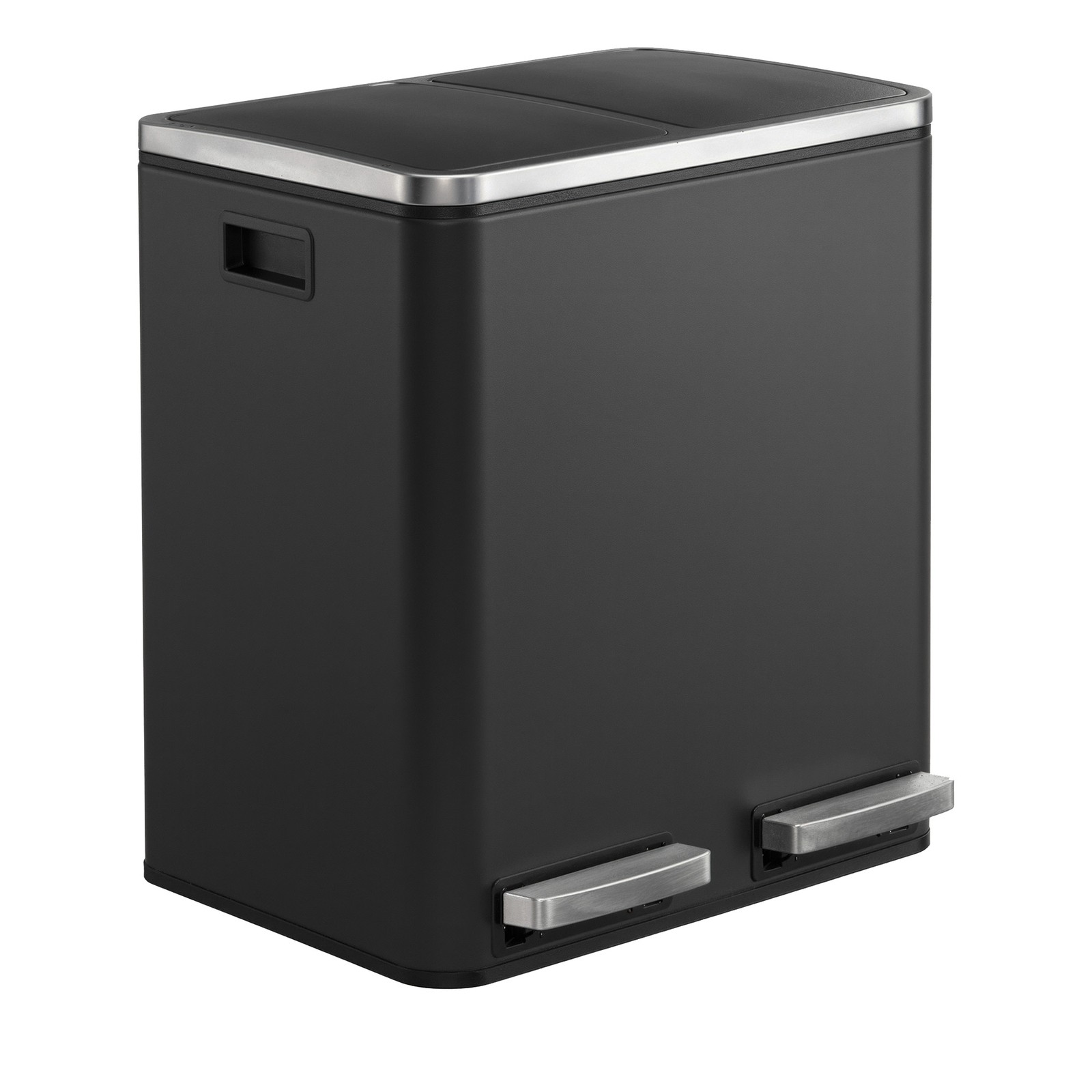 30 L Double Kitchen Bin for Recycling and Waste, Rubbish Bin, Soft Close