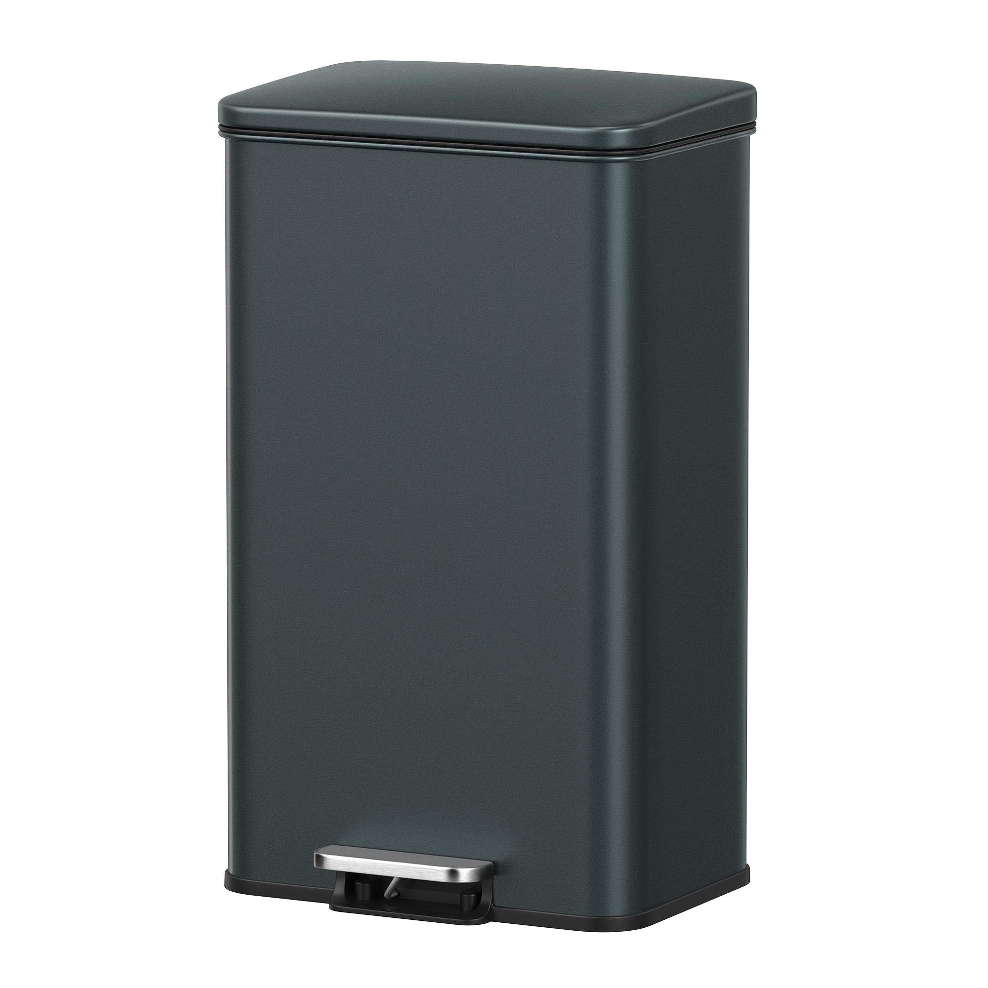 40 L Rubbish Bin, Large Kitchen Bin with Lid