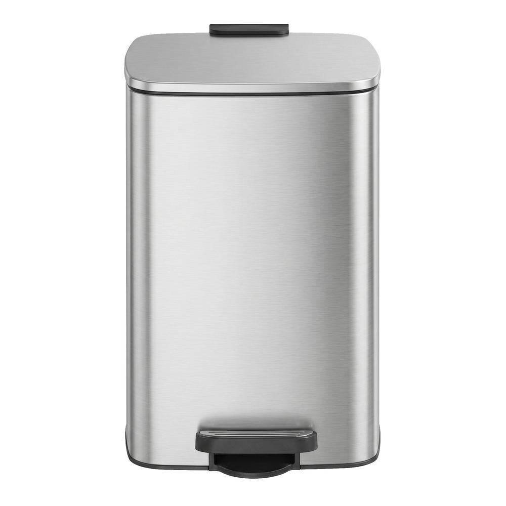 20L Trash Can, Kitchen Garbage Can, Soft Close and Stays Open
