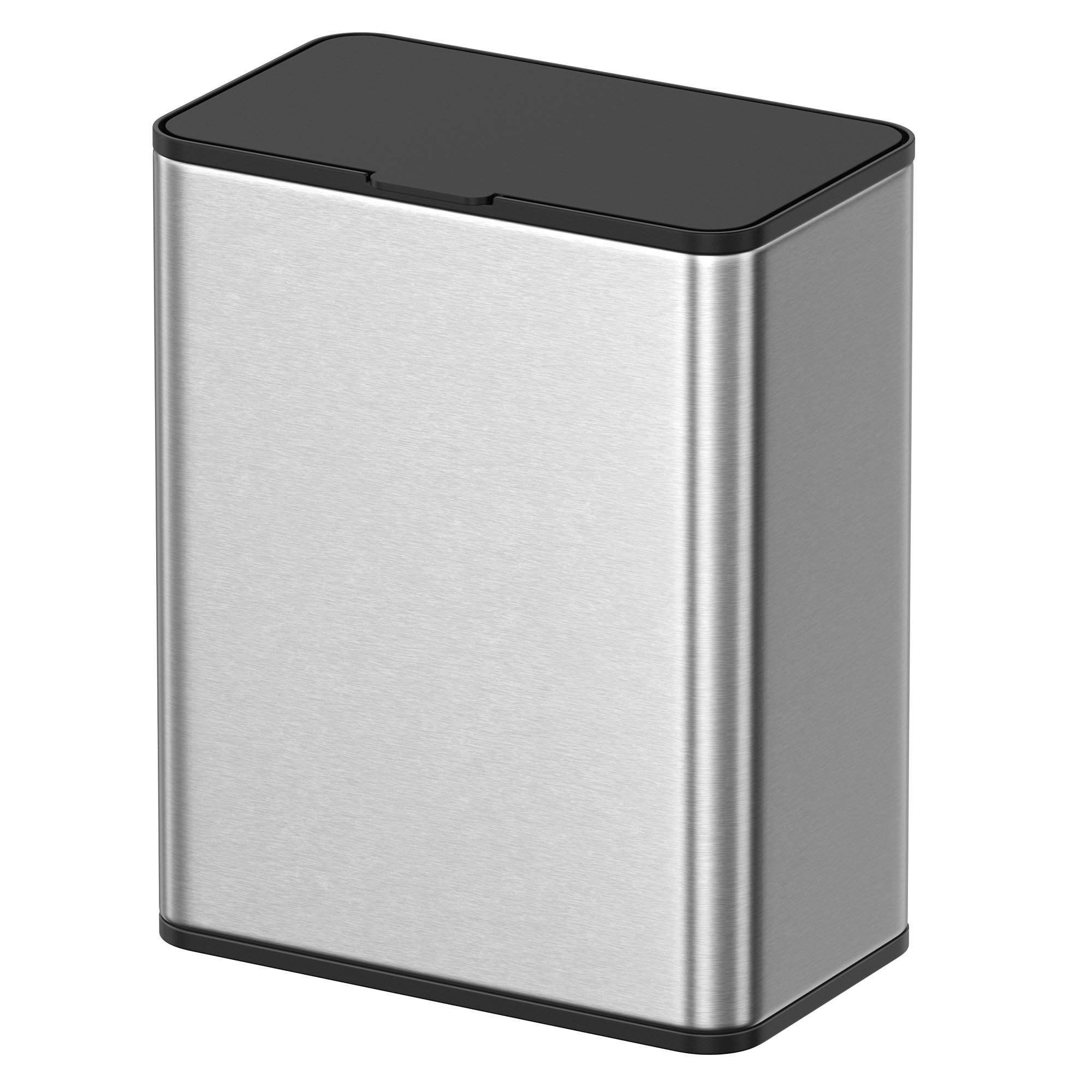 2.1-Gallon, 8 L Hanging Kitchen Trash Can with Lid, Cupboard Door Hanging or Wall-Mounted