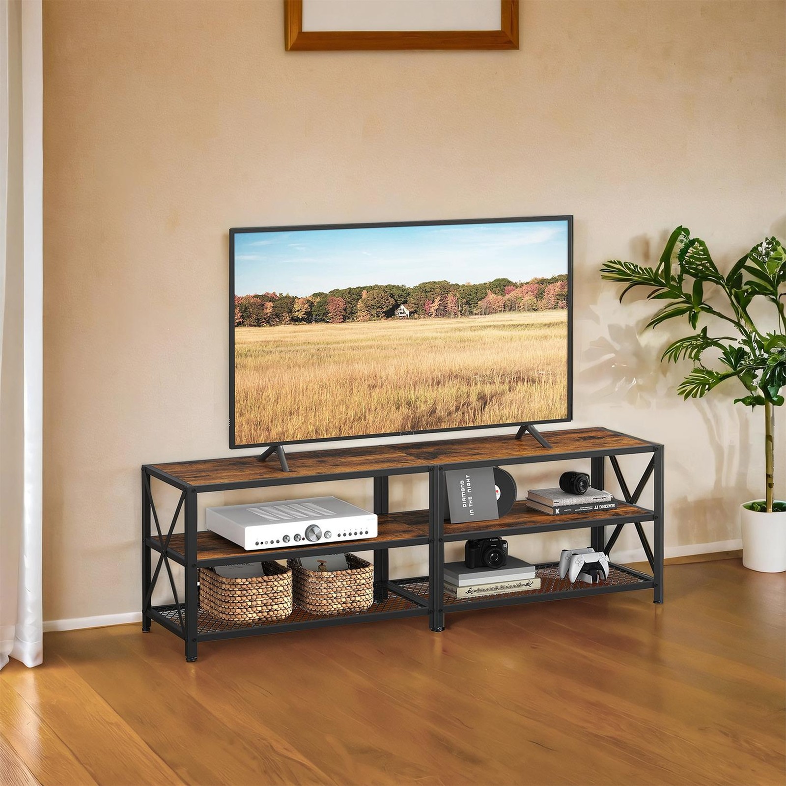 TV Stand for TV up to 70 Inches, TV Table TV Stand for TV up to 70 Inches, TV Table