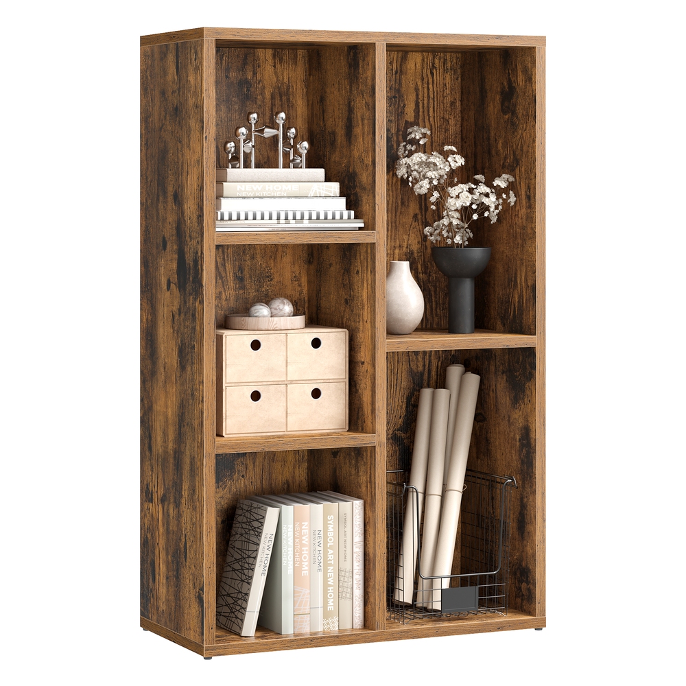5-Slot Wooden Bookcase 5-Slot Wooden Bookcase