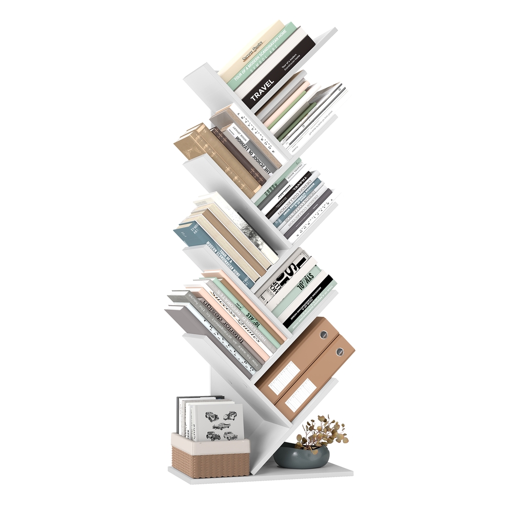 8 Tier Tree Bookshelf