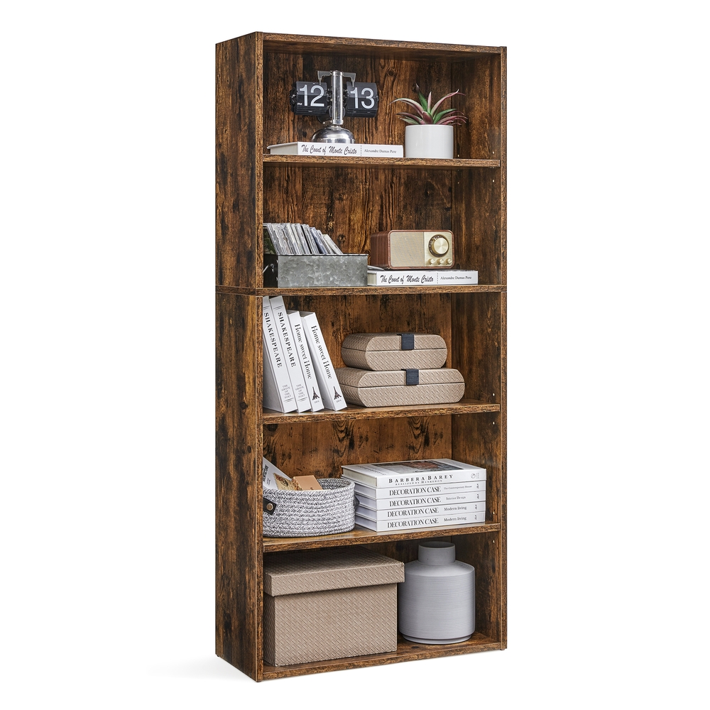 5-Tier Bookcase, Storage Shelving Unit 5-Tier Bookcase, Storage Shelving Unit