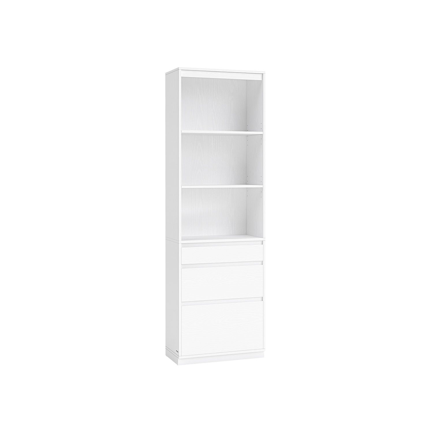 Bookshelf 180 cm Tall Bookcase with 3 Adjustable Shelves Bookshelf 180 cm Tall Bookcase with 3 Adjustable Shelves