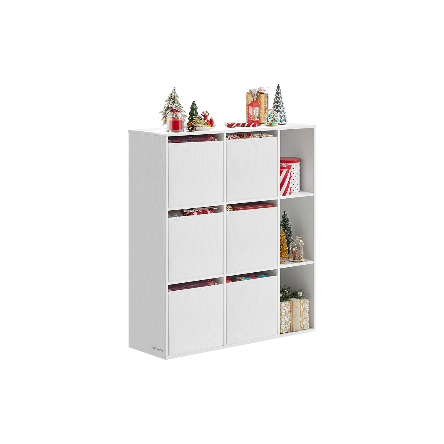 6 Fabric Drawers Toolless Bookshelf