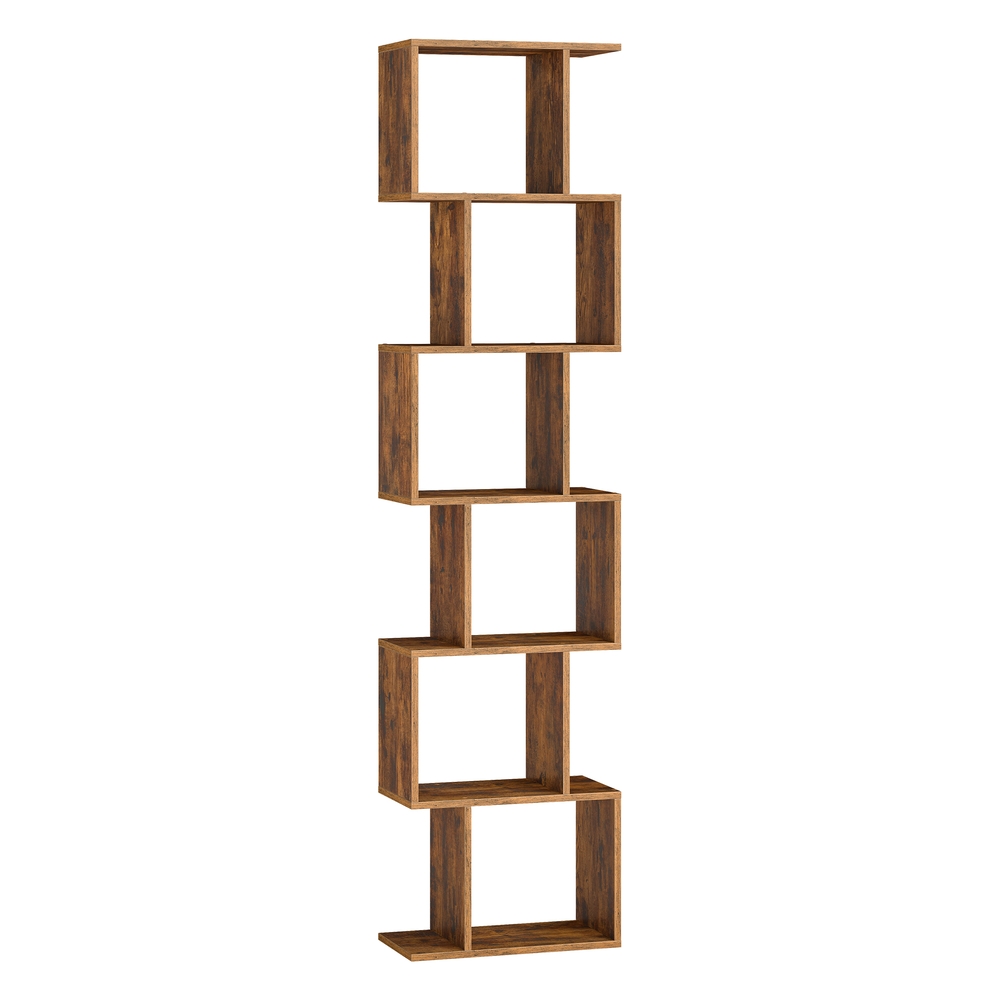 Bookshelf with cube shelves and room divider storage Bookshelf with cube shelves and room divider storage