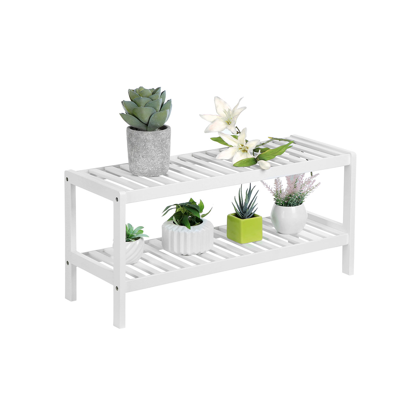 Natural Bamboo Shoe Rack