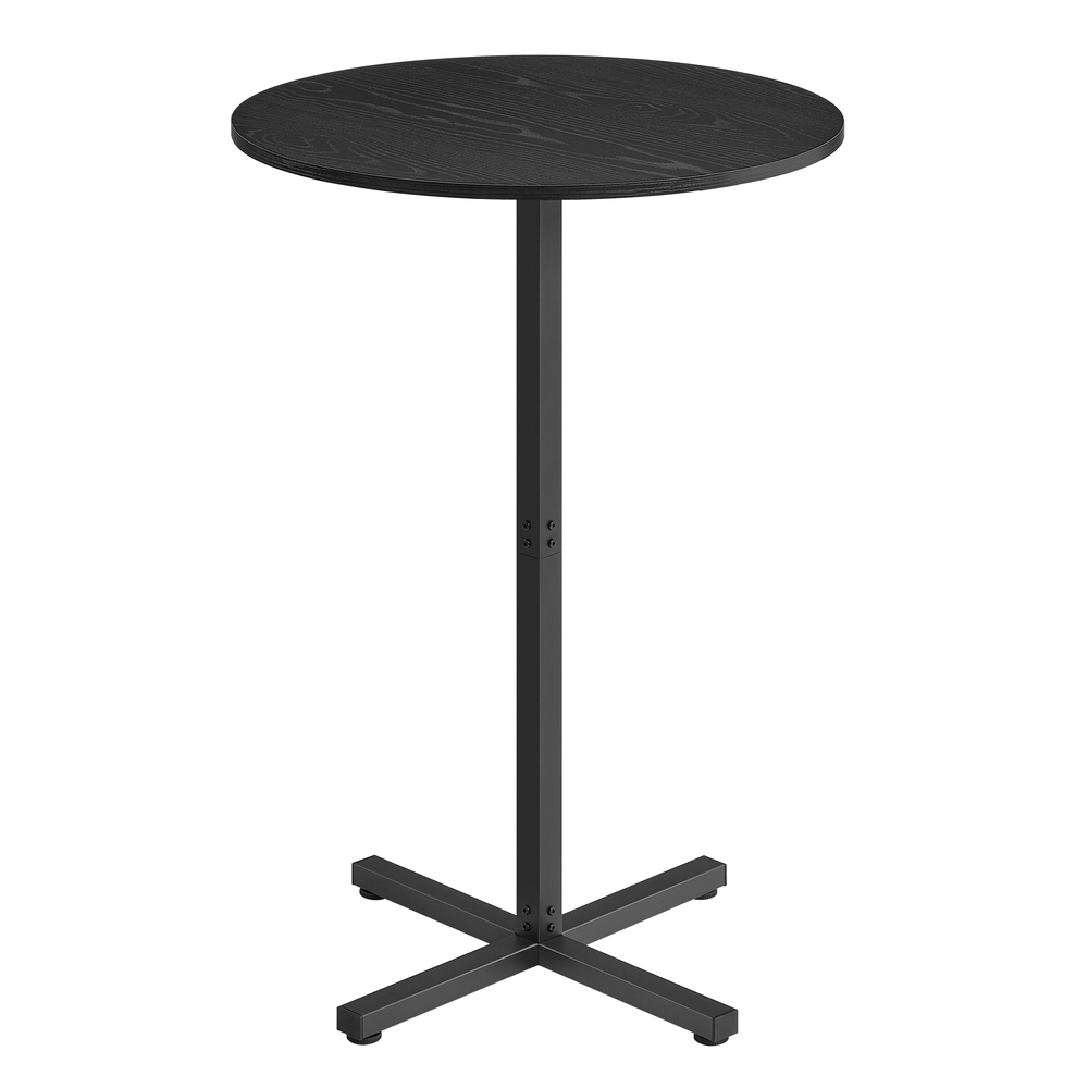 Bar Table Metal Frame 60 x 60 x 104.5 cm Ebony Black Bar Table Metal Frame 60 x 60 x 104.5 cm Ebony Black