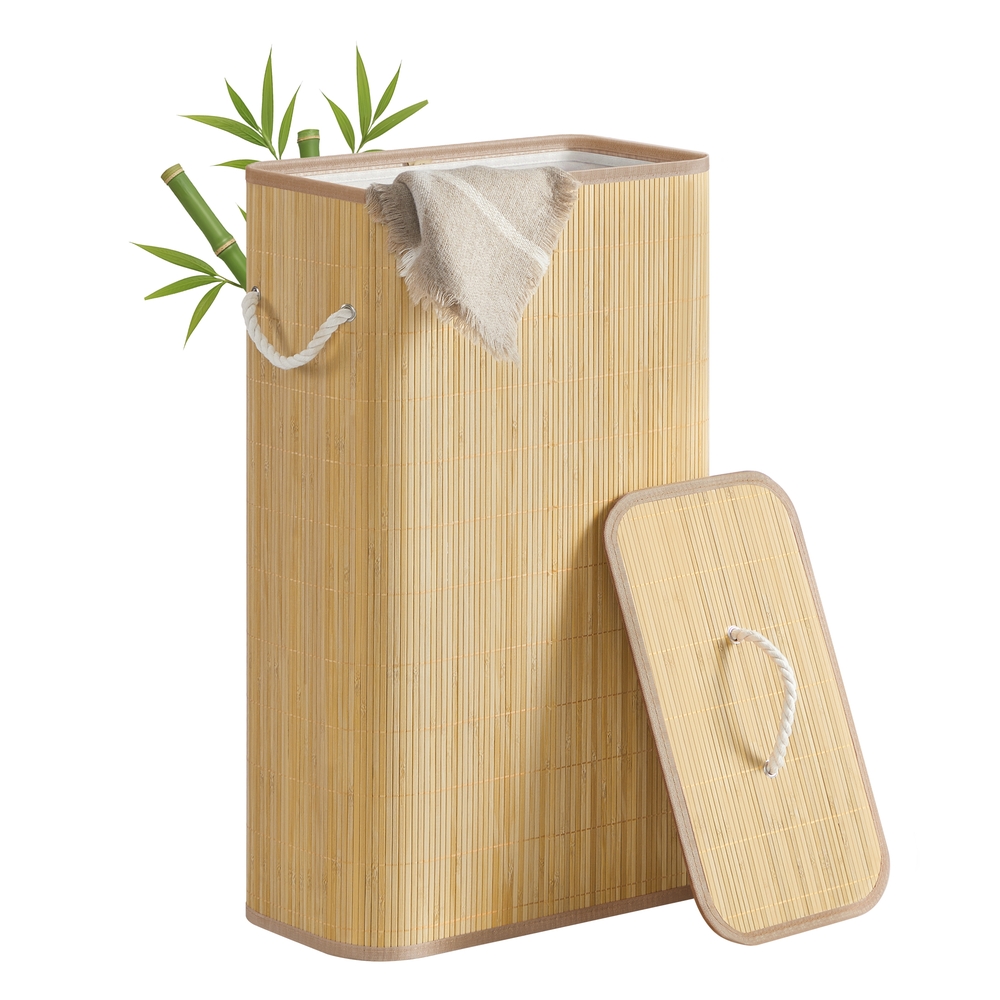 Laundry Basket with Lid 60 L Natural Colour Laundry Basket with Lid 60 L Natural Colour