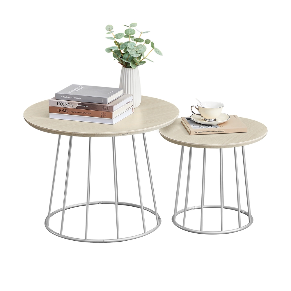 Coffee Table for Living Room Natural Beige
