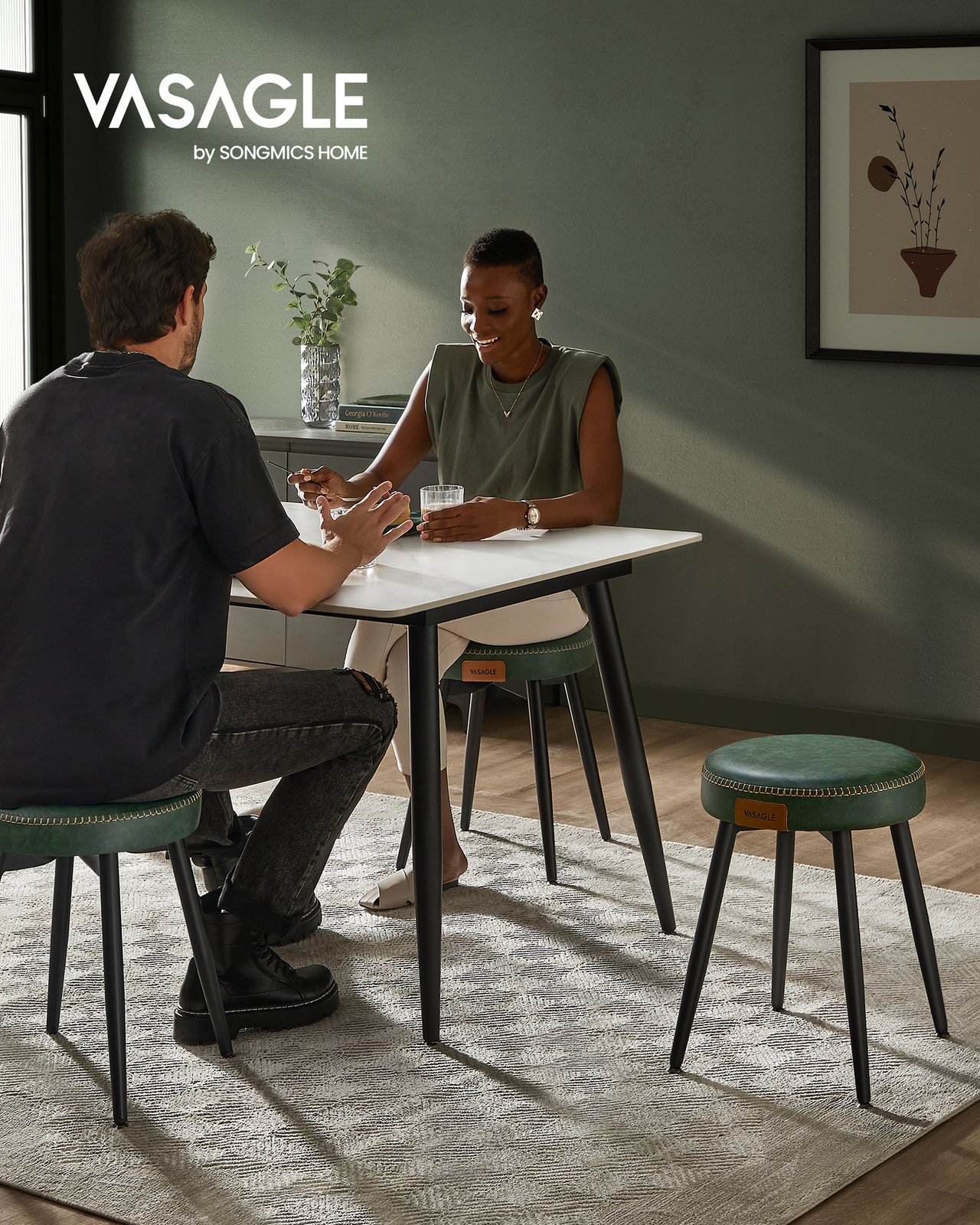 EKHO Collection – Dining Chairs Set of 2 Upholstered