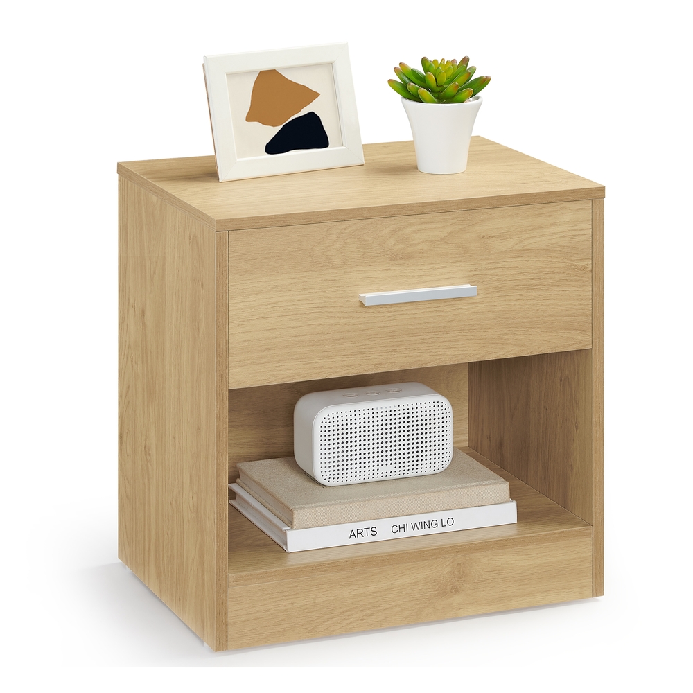 Bedside Table Straw Yellow