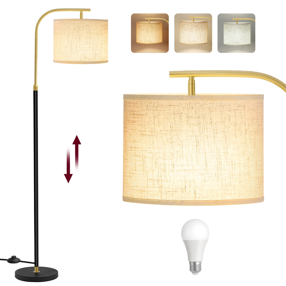 Modern Arc Standing Lamp, with Foot Switch