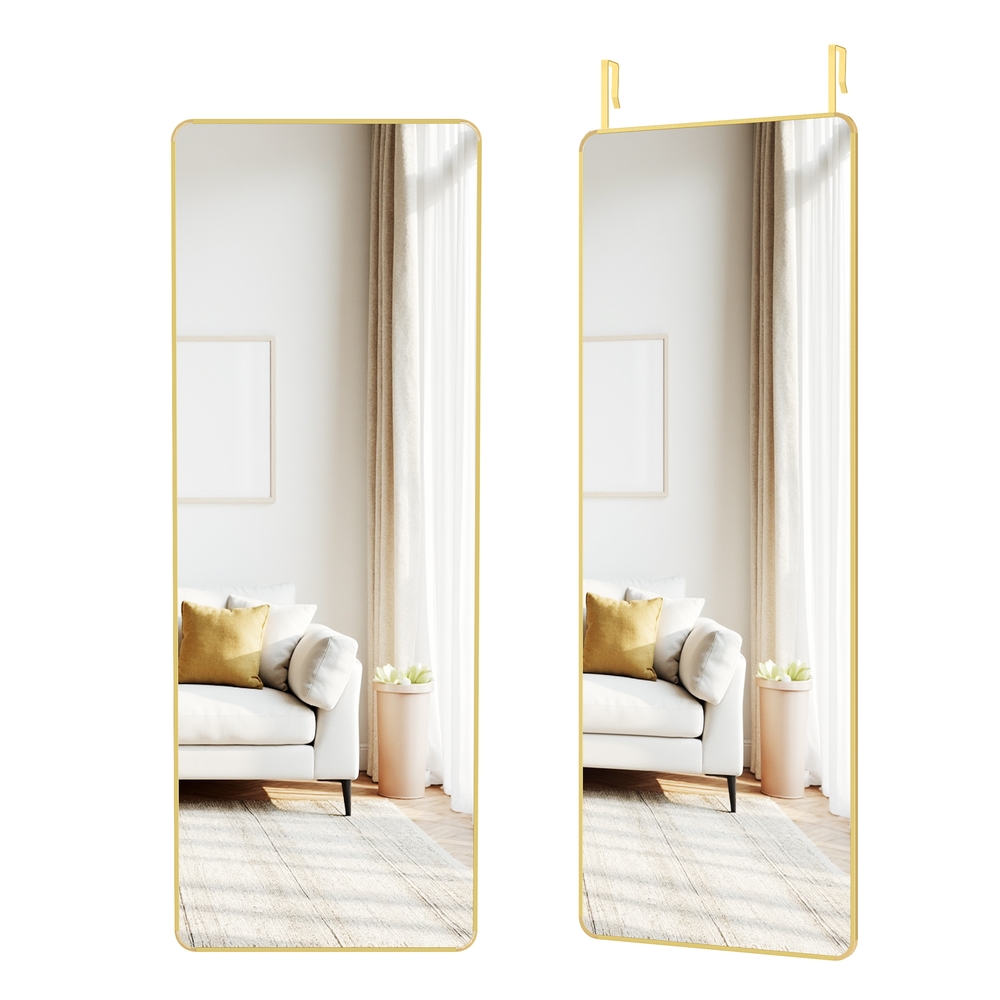 Full Length Hanging Mirror Over the Door or Wall Mounted