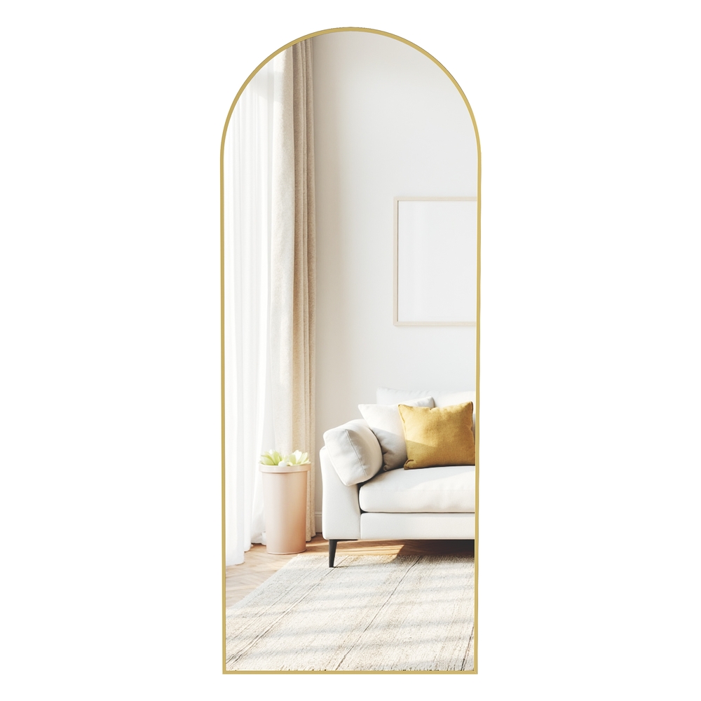 Arched Full Body Mirror with Stand