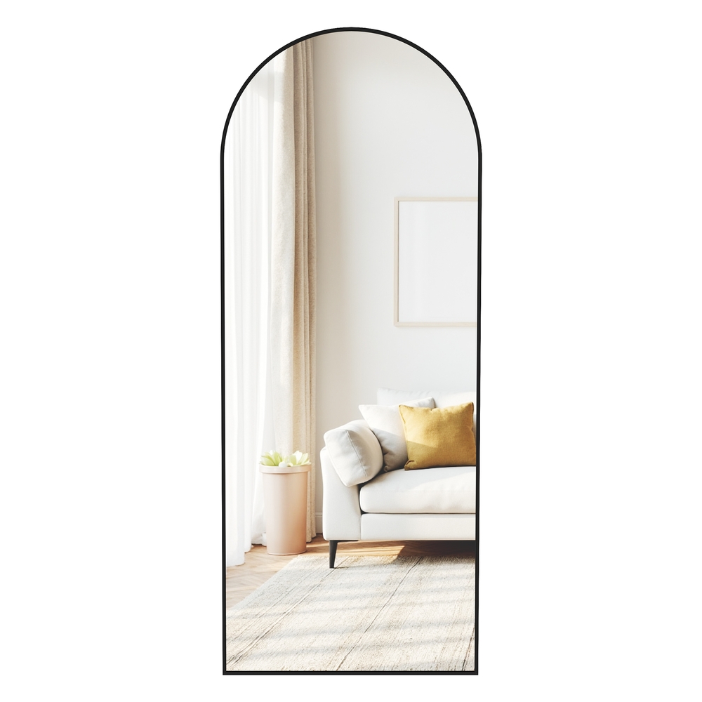 Arched Full Body Mirror with Stand
