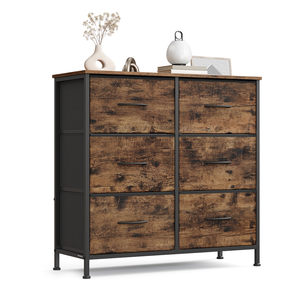 6 drawer chest for versatile fabric storage