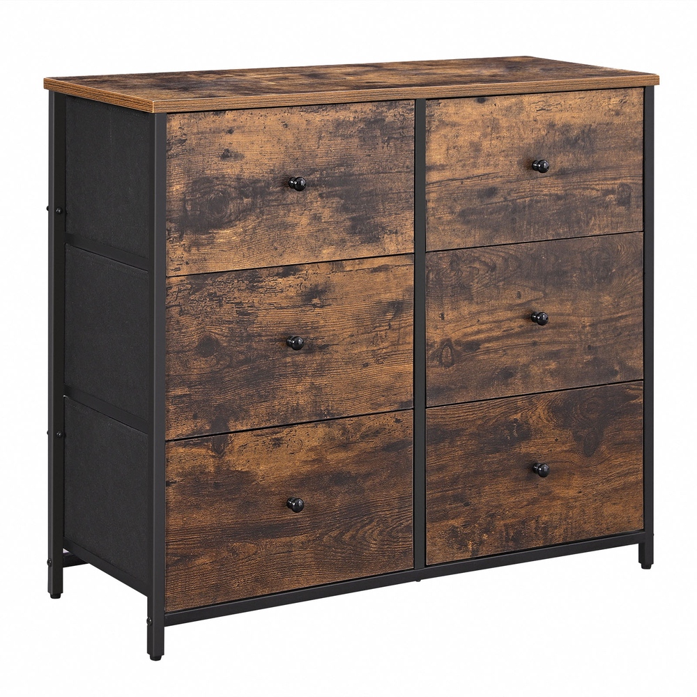 Chest of Drawers with 6 Fabric Drawers Chest of Drawers with 6 Fabric Drawers