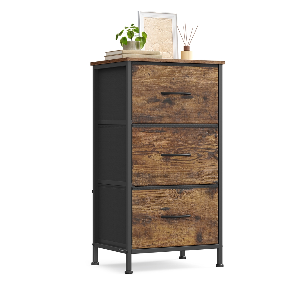 3-drawer chest for versatile fabric storage