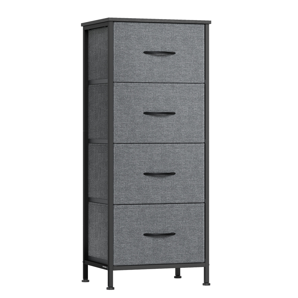 BELLAH Collection Chest of Drawers 4 Drawers Slate Grey BELLAH Collection Chest of Drawers 4 Drawers Slate Grey