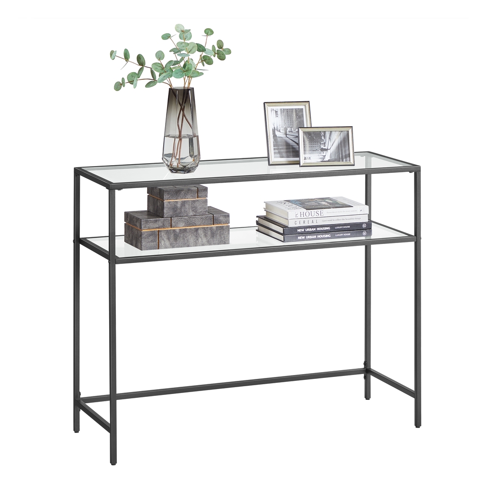 Console Table, Entrance Table, Sofa End, Tempered Glass Table Top