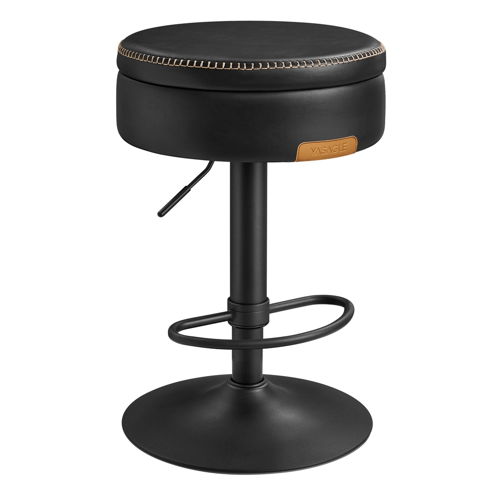 EKHO Collection – 360° Swivel Bar Stool Ink Black