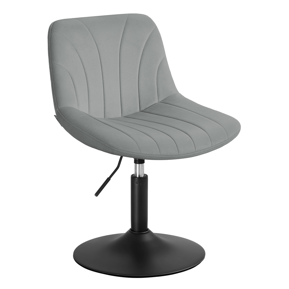 Dressing Table Chair Height Adjustable Bar Stool with Back Dove Grey