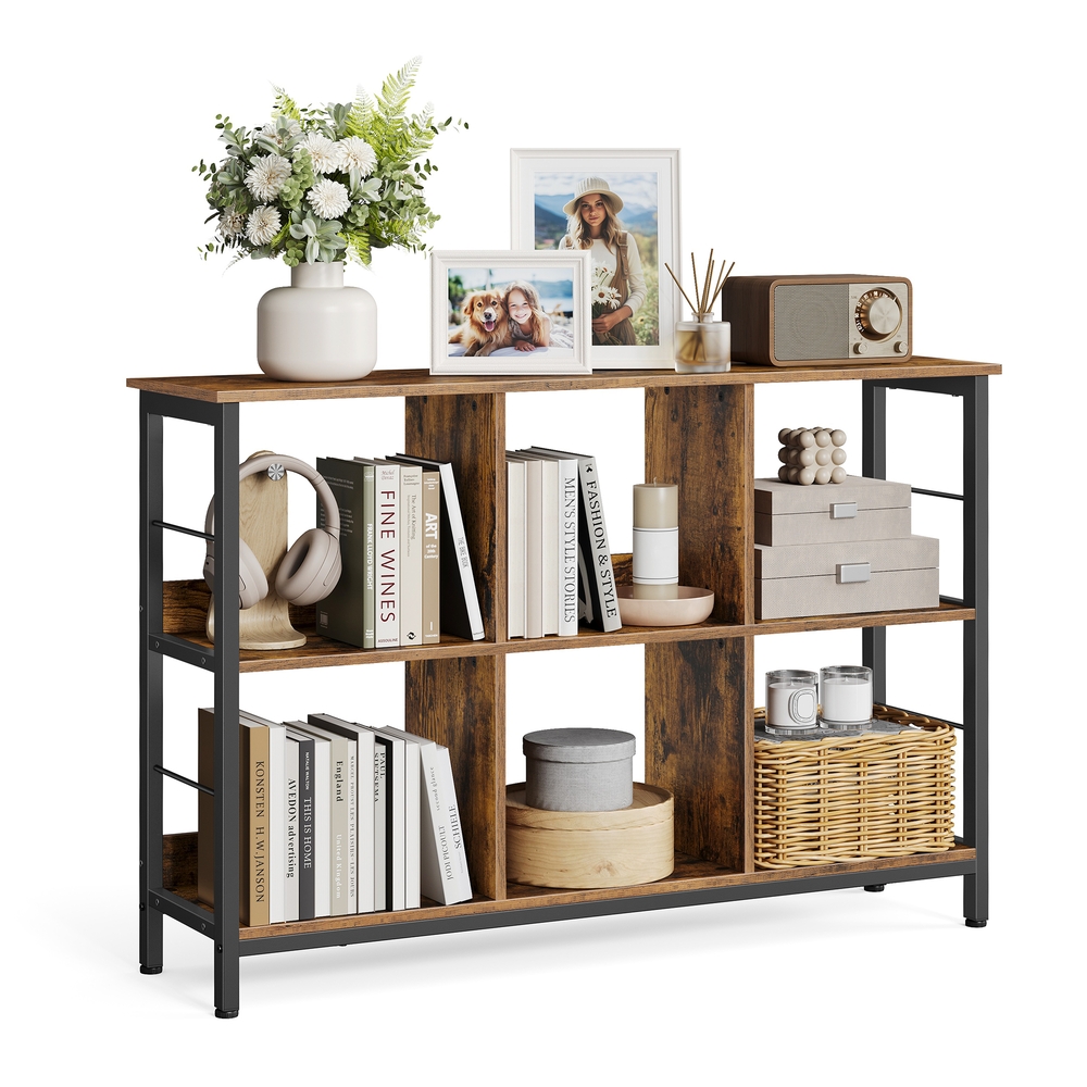 Bookshelf with 6 Compartments