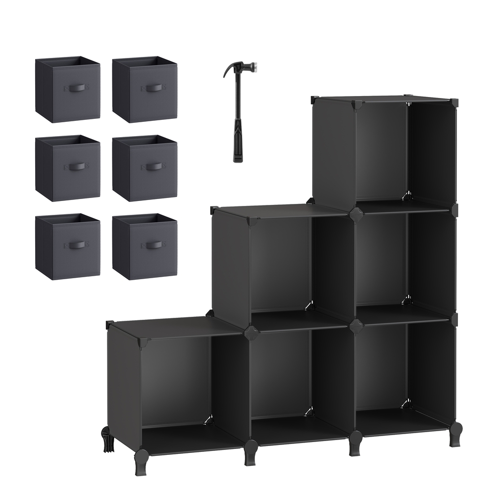 Non-Woven Fabric Cube Storage Unit with Storage Boxes