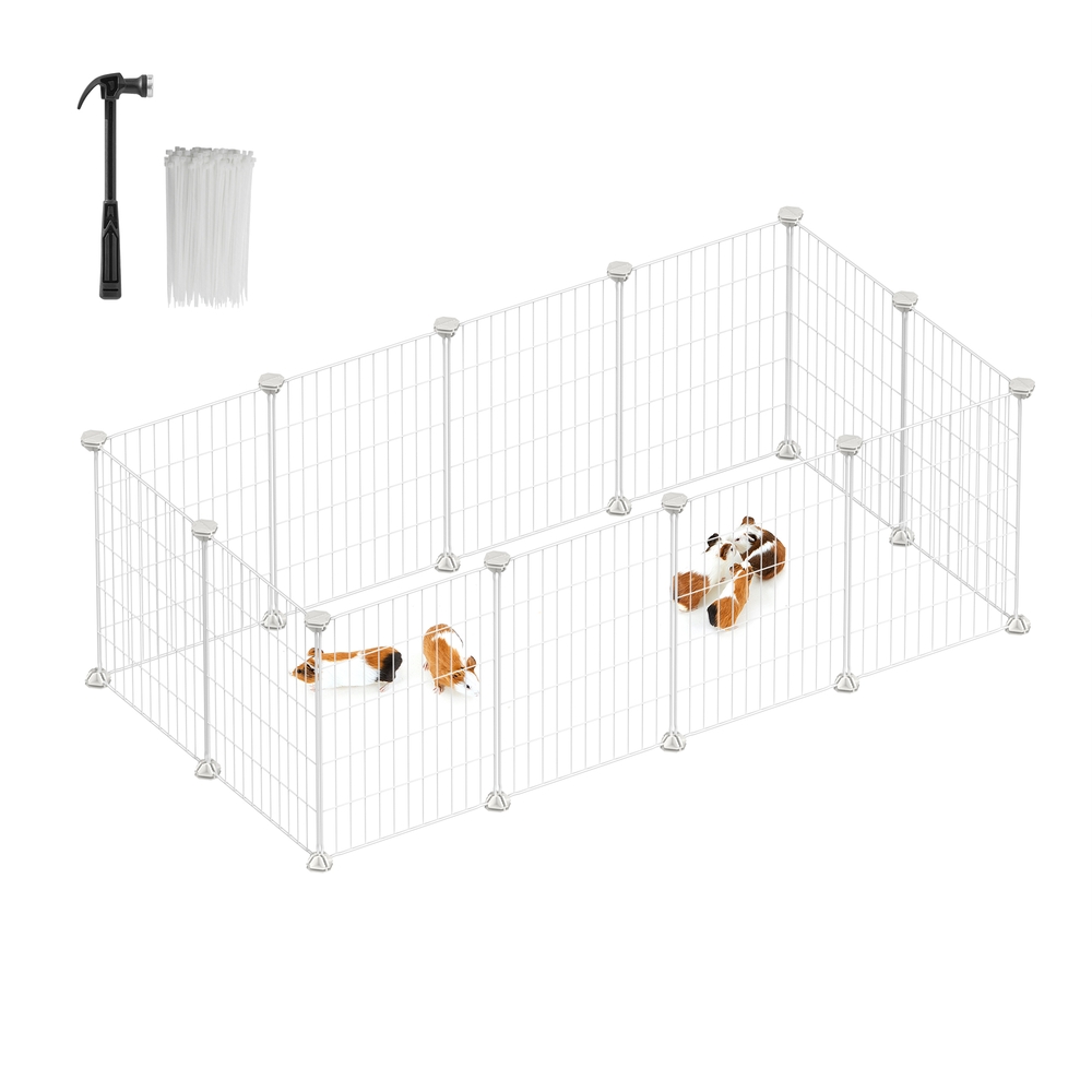 DIY Metal Guinea Pig Cage White