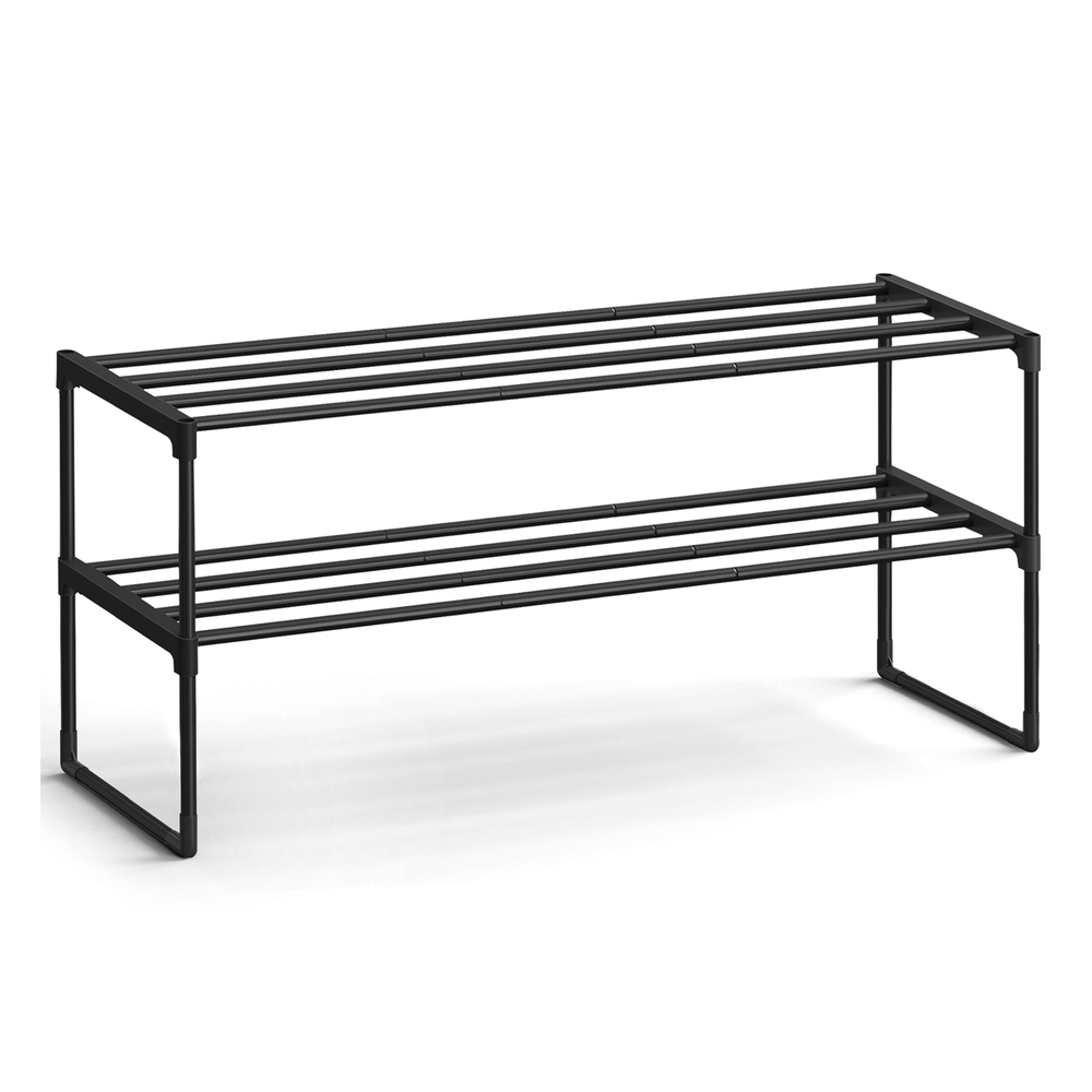 Slatted Metal Shoe Rack