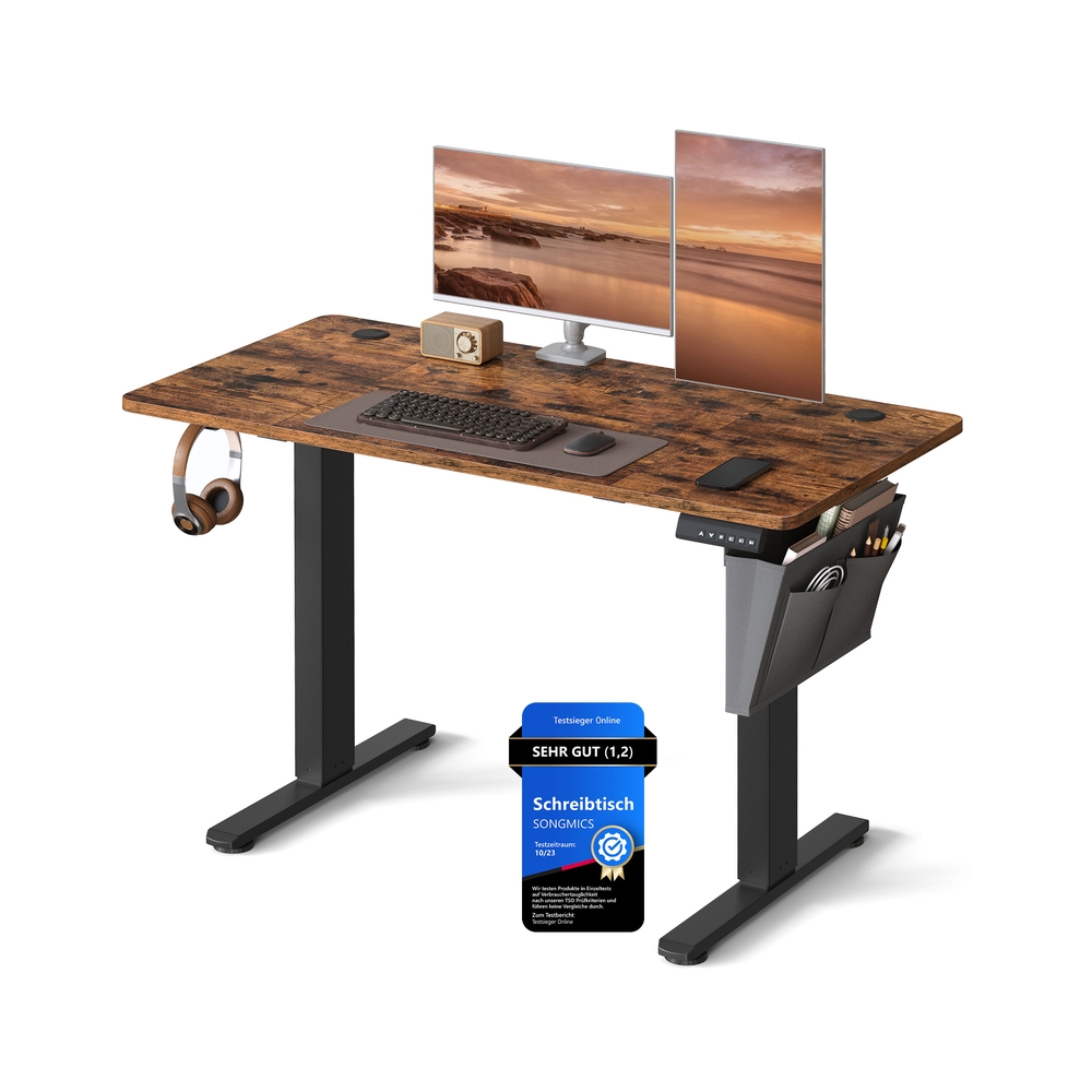 Height Adjustable Desk, 60 x 120 x (72-120) cm Height Adjustable Desk, 60 x 120 x (72-120) cm