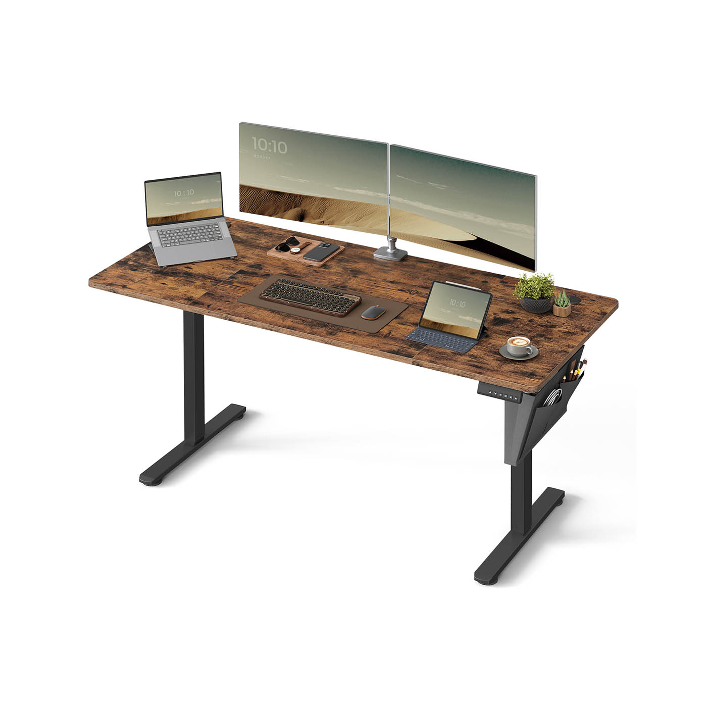 Electric Desk 4 Memory Heights 70 x 160 x (72-120) cm