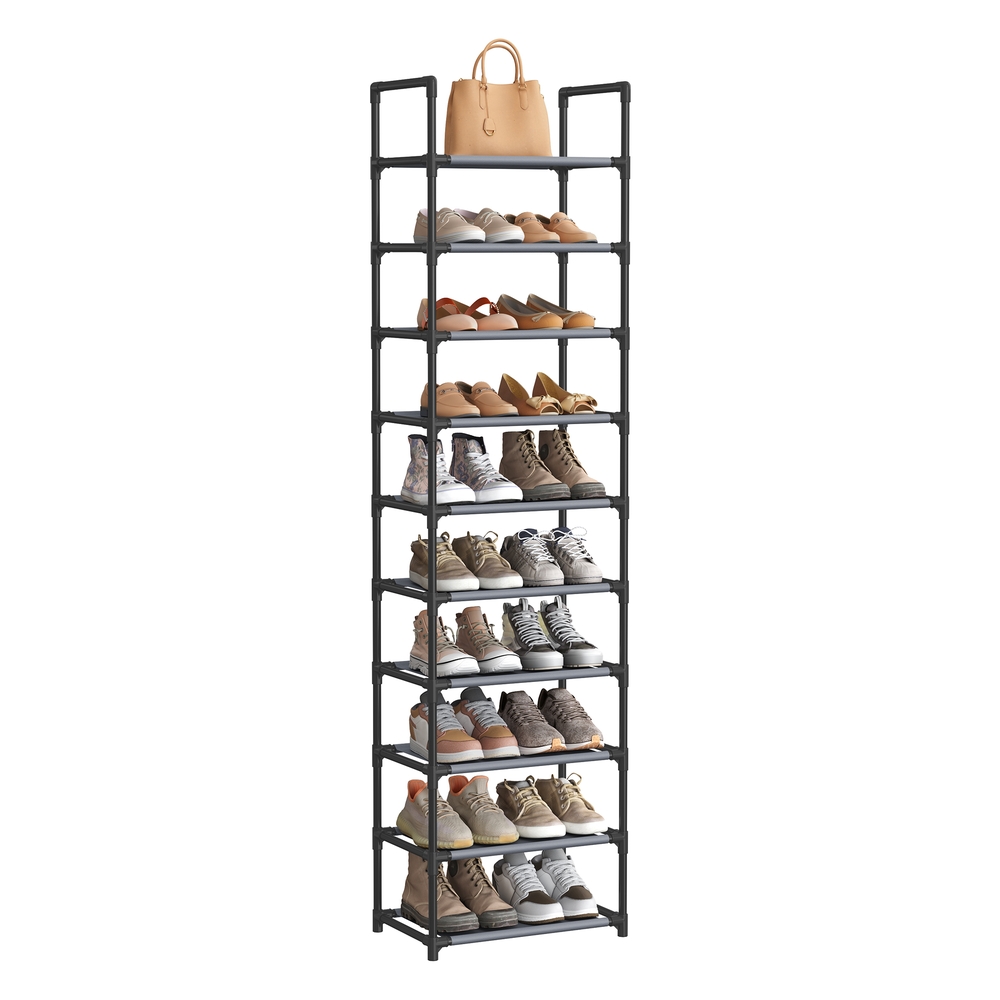 10-Tier Shoe Rack 45 x 28 x 173 cm