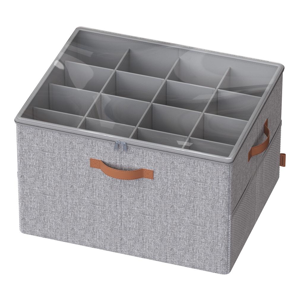 Shoe Organiser Box with Adjustable Dividers Shoe Organiser Box with Adjustable Dividers