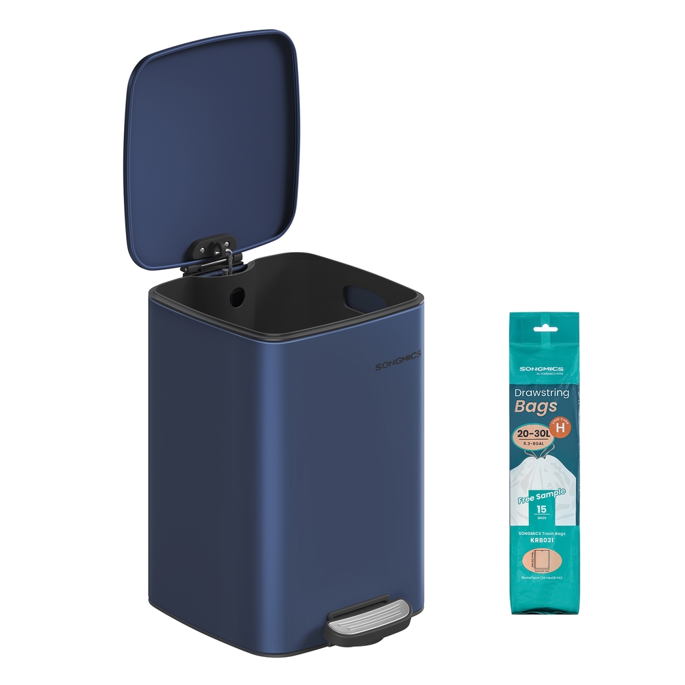 5.2-Gallon (20 L) Trash Bin  Midnight Blue