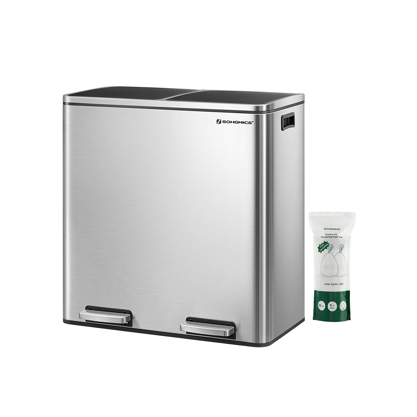 16 Gallon Trash Can Trash Can SONGMICS