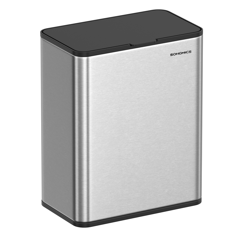 8L Hanging Kitchen Steel Bin with Lid
