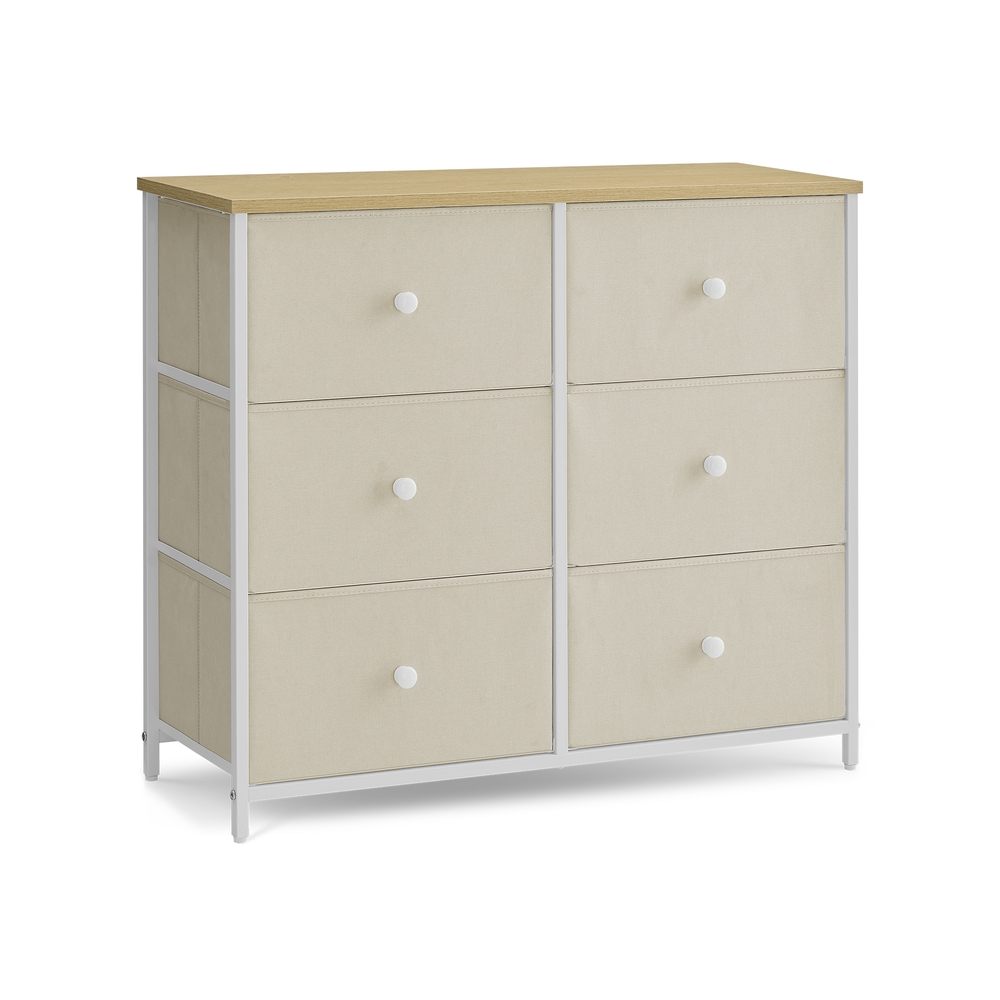 6 Fabric Drawers with Metal Frame