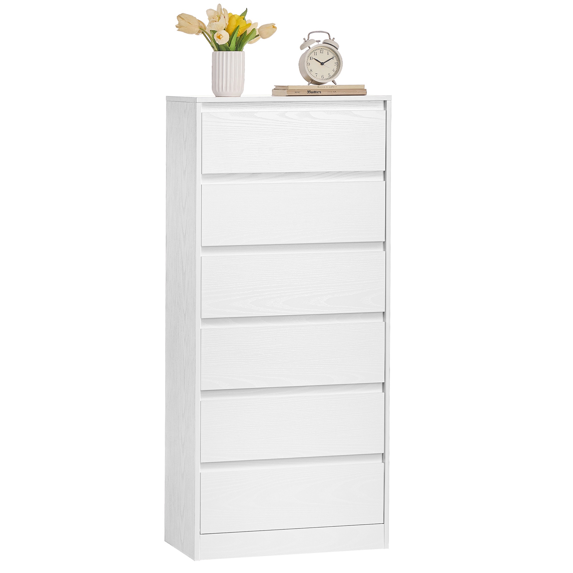 Chest of Drawers with 6 Drawers Snow White
