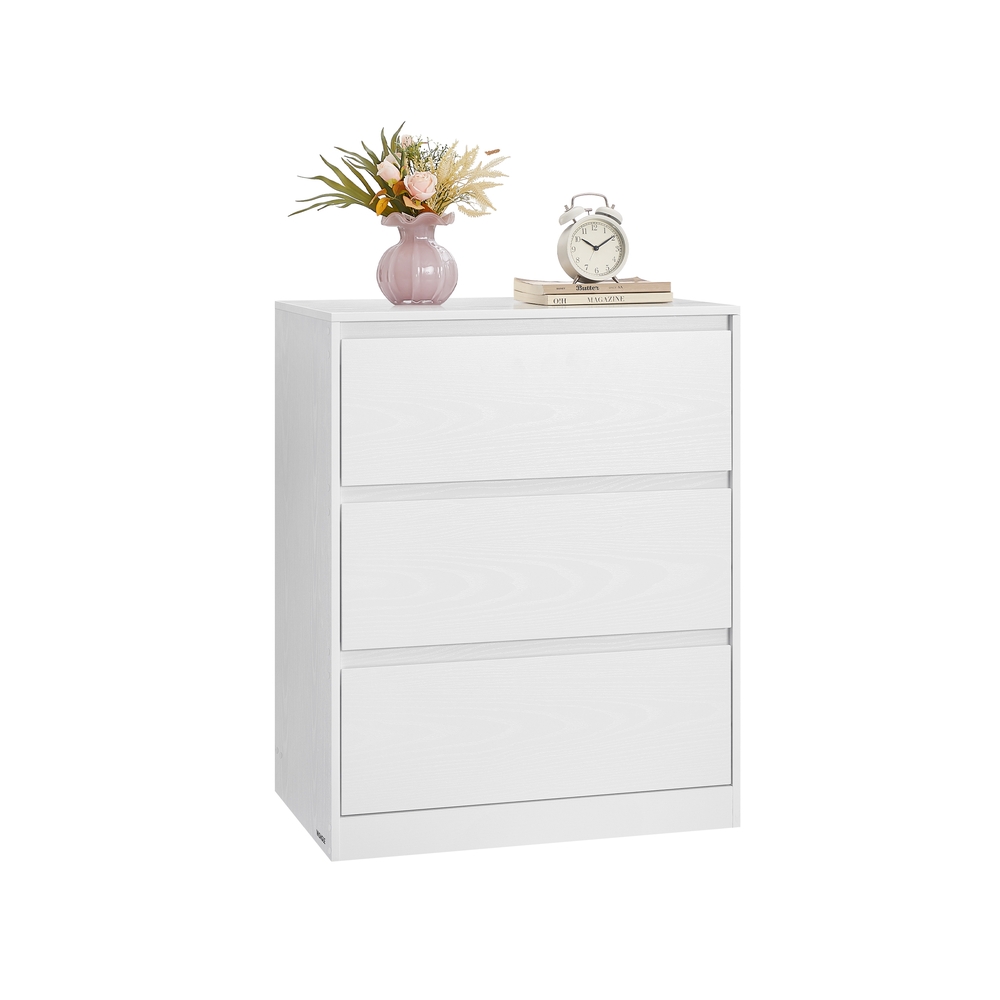 KAILYN Collection – Chest of Drawers with 3 Drawers Snow White