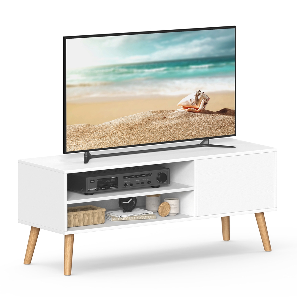 120 cm Wide TV Stand Cabinet for TVs up to 55 Inches White