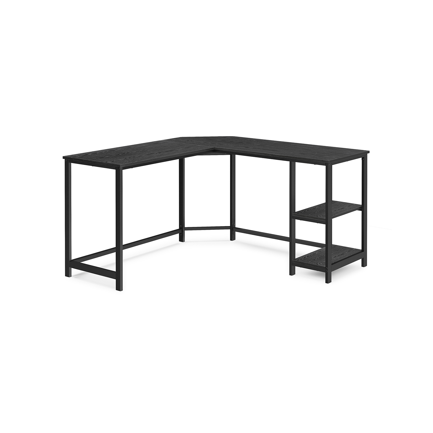 L-Shaped Corner Desk black