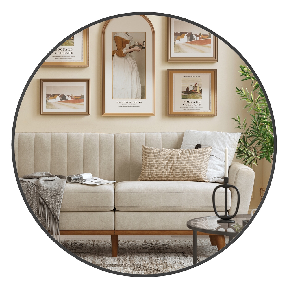 76 cm Round Wall Mirror