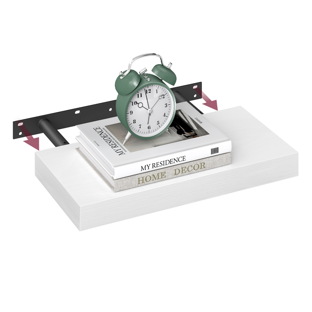 Wall Shelf Floating Shelf 20 x 40 x 3.8 cm White